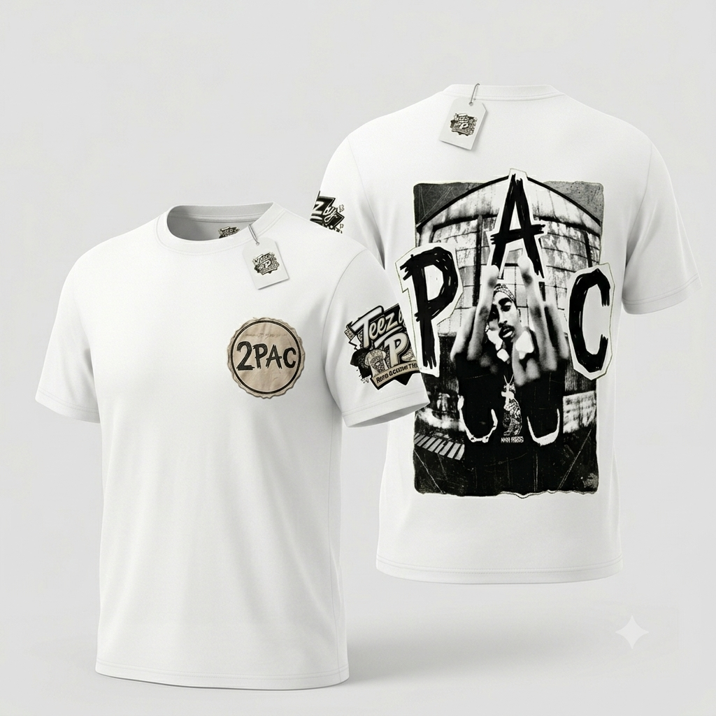 2pac Middle Fingerz Tee