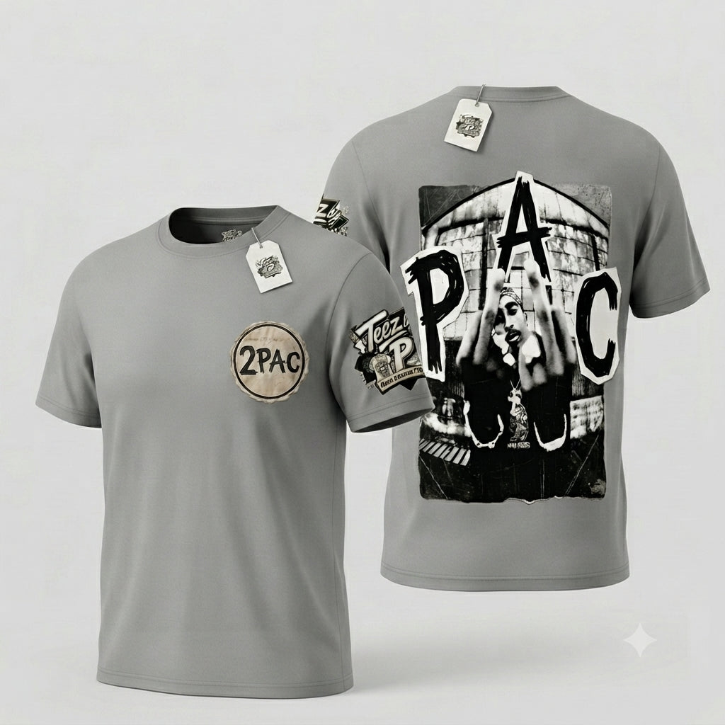 2pac Middle Fingerz Tee