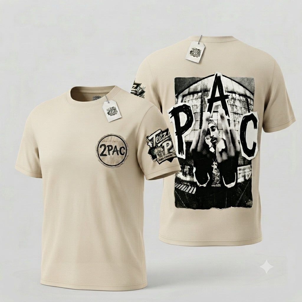 2pac Middle Fingerz Tee