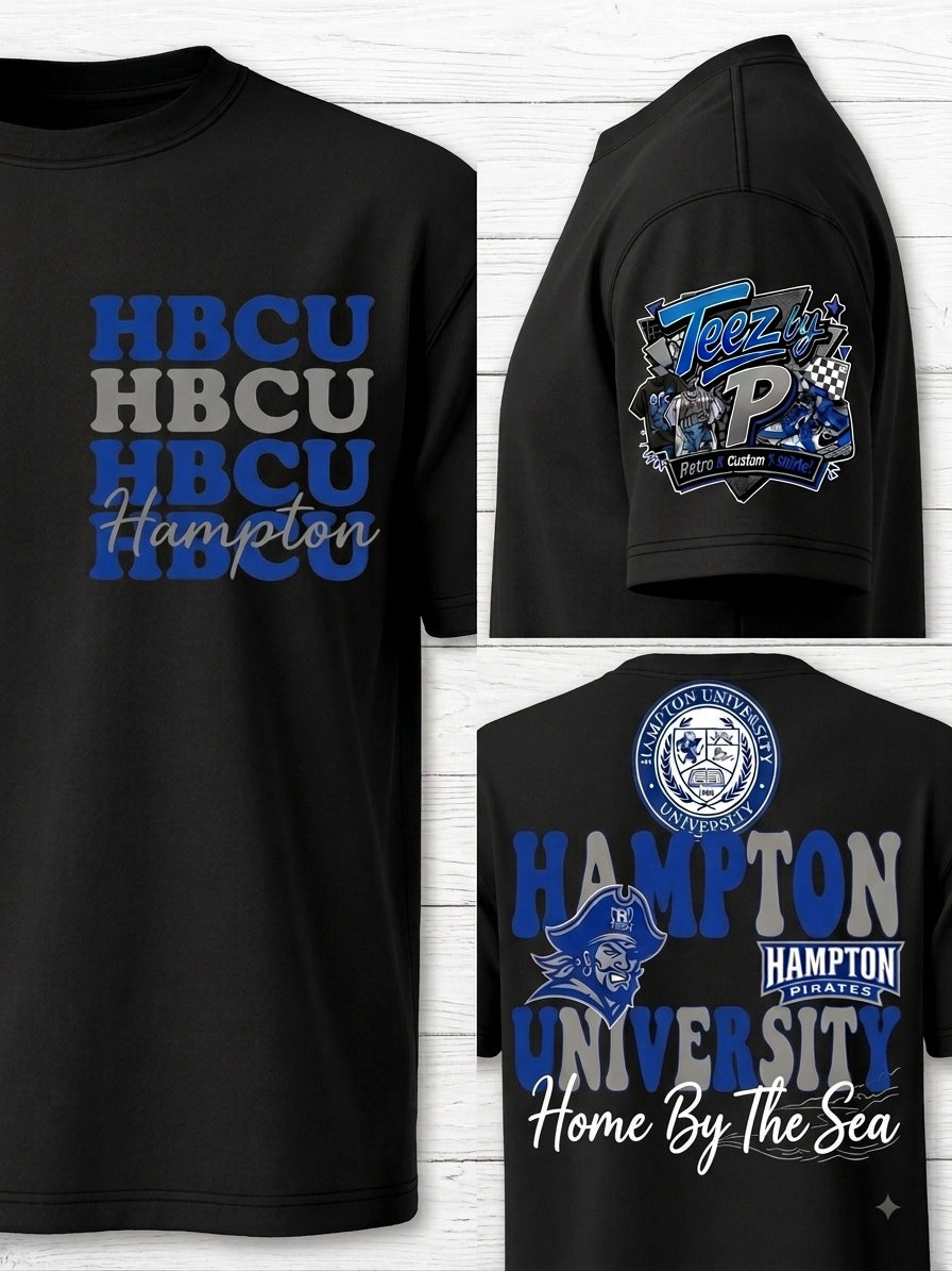 Hampton University 'Home By The Sea' HBCU Pirates Tee