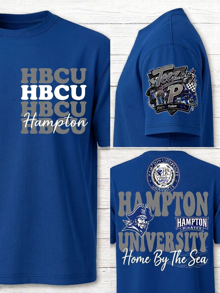 Hampton University 'Home By The Sea' HBCU Pirates Tee