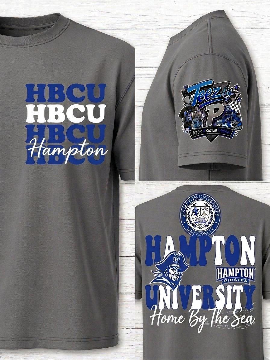 Hampton University 'Home By The Sea' HBCU Pirates Tee