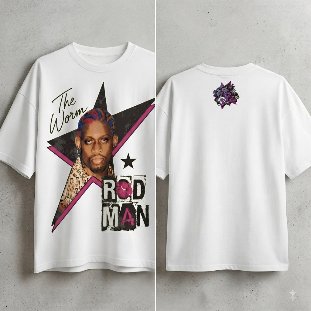 Dennis Rodman 'The Worm' Vintage Star Tee