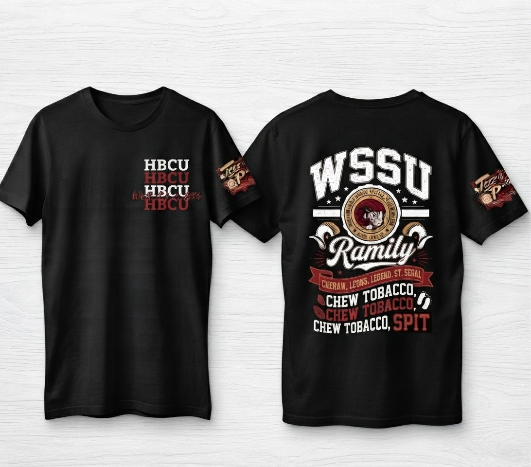 Winston-Salem State 'Ramily' HBCU Rams Tee