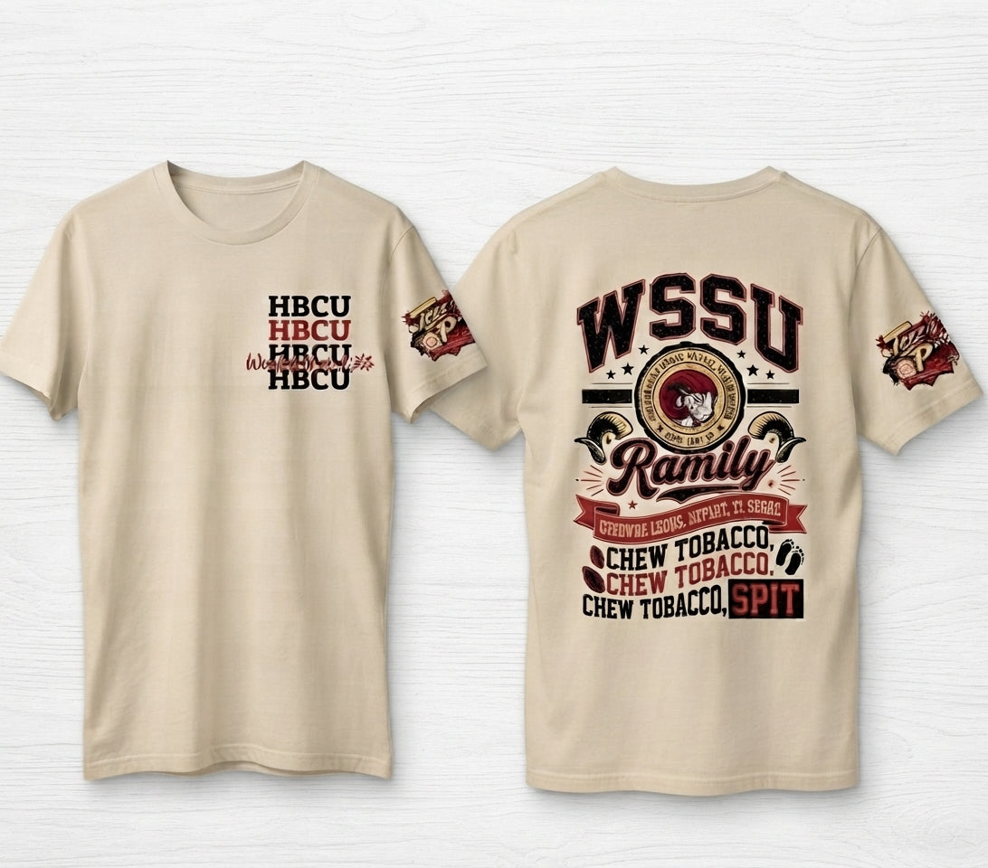 Winston-Salem State 'Ramily' HBCU Rams Tee